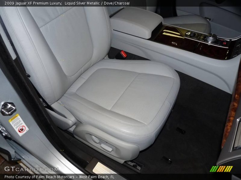 Liquid Silver Metallic / Dove/Charcoal 2009 Jaguar XF Premium Luxury