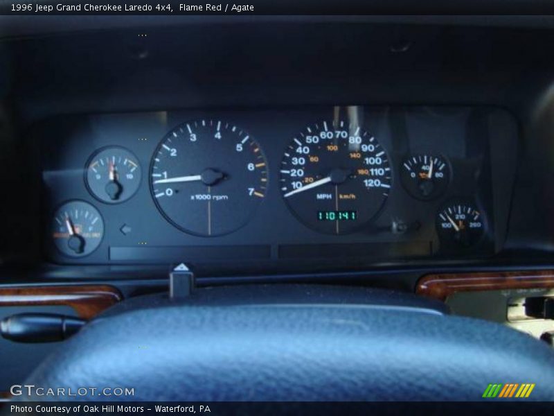 Flame Red / Agate 1996 Jeep Grand Cherokee Laredo 4x4