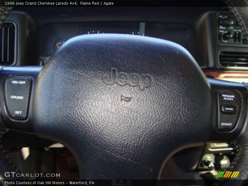 Flame Red / Agate 1996 Jeep Grand Cherokee Laredo 4x4
