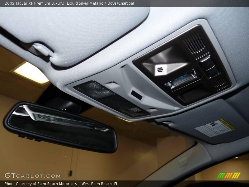Liquid Silver Metallic / Dove/Charcoal 2009 Jaguar XF Premium Luxury