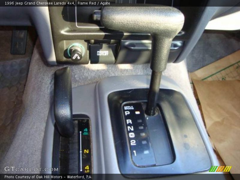 Flame Red / Agate 1996 Jeep Grand Cherokee Laredo 4x4
