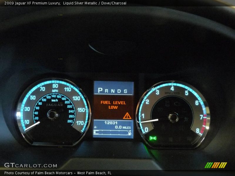 Liquid Silver Metallic / Dove/Charcoal 2009 Jaguar XF Premium Luxury