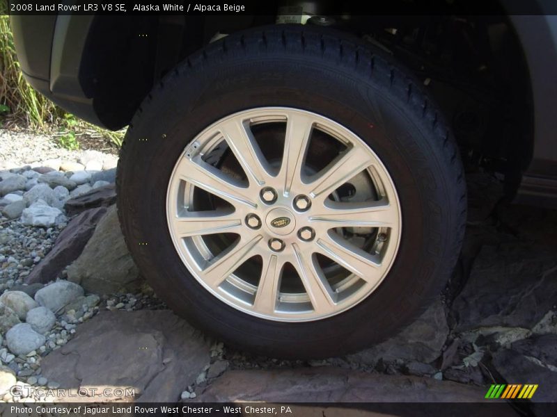Alaska White / Alpaca Beige 2008 Land Rover LR3 V8 SE