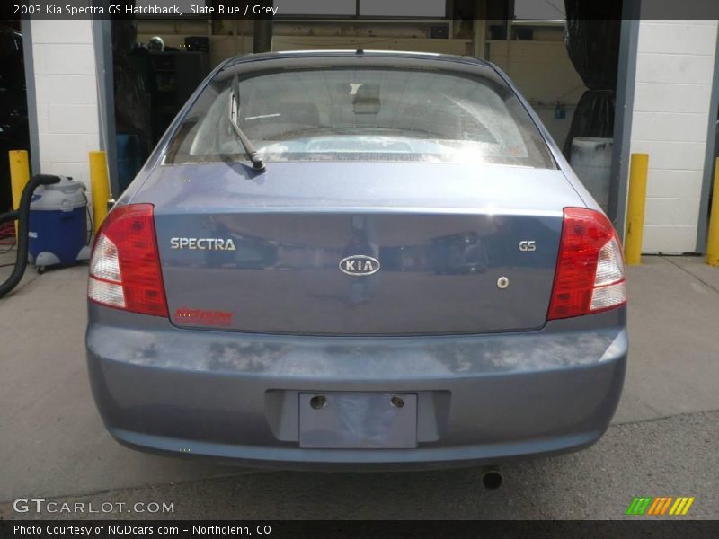 Slate Blue / Grey 2003 Kia Spectra GS Hatchback