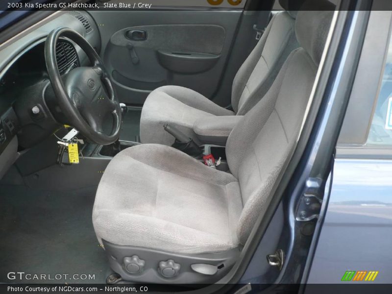 Slate Blue / Grey 2003 Kia Spectra GS Hatchback