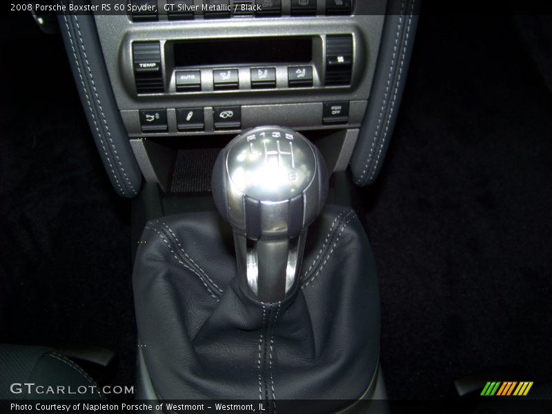 GT Silver Metallic / Black 2008 Porsche Boxster RS 60 Spyder