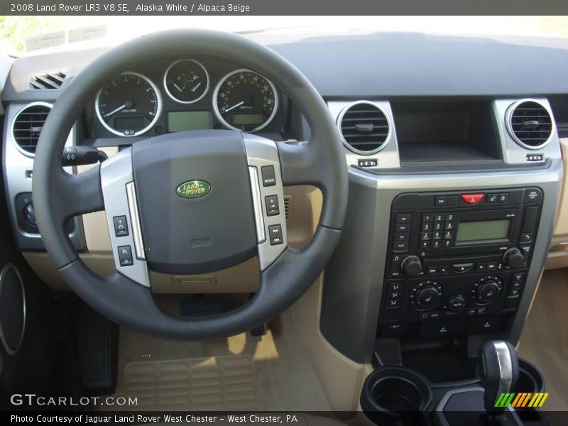Alaska White / Alpaca Beige 2008 Land Rover LR3 V8 SE