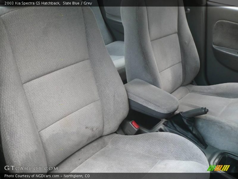 Slate Blue / Grey 2003 Kia Spectra GS Hatchback
