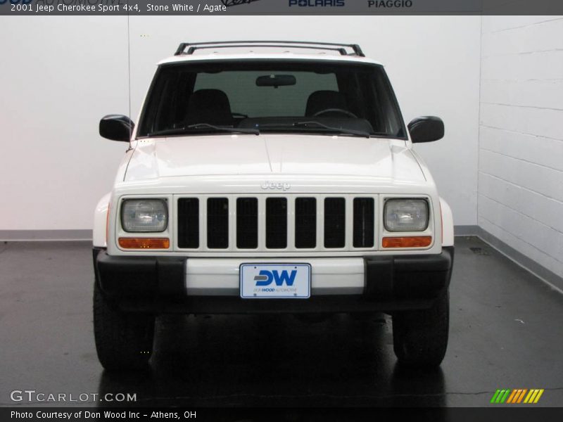 Stone White / Agate 2001 Jeep Cherokee Sport 4x4