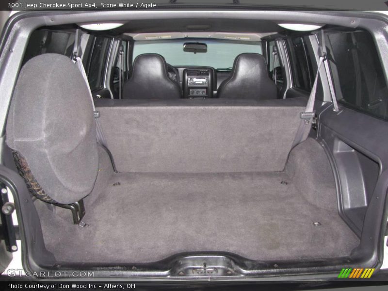 Stone White / Agate 2001 Jeep Cherokee Sport 4x4