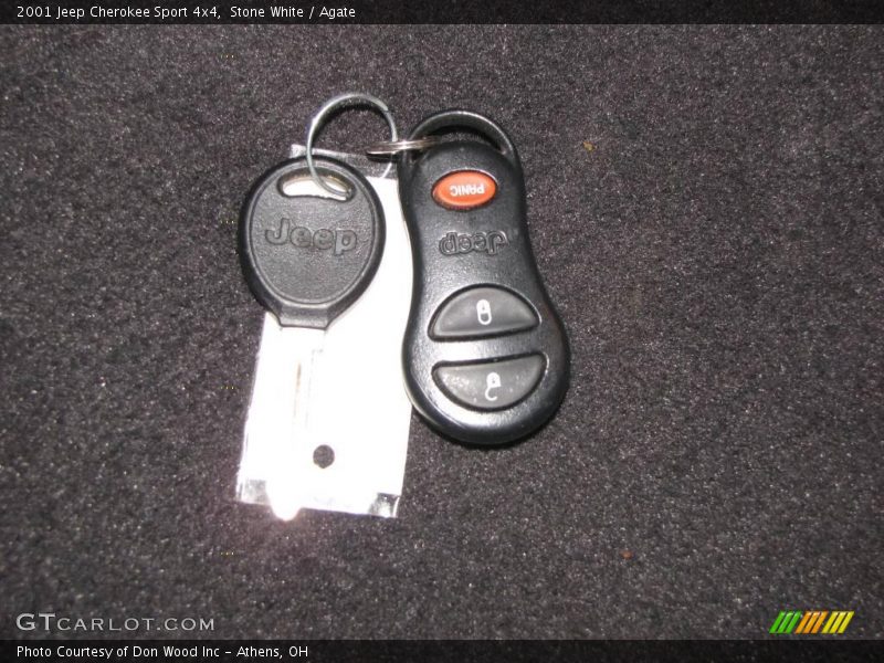 Stone White / Agate 2001 Jeep Cherokee Sport 4x4