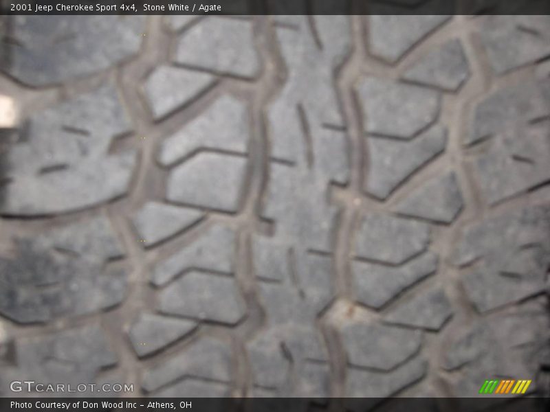 Stone White / Agate 2001 Jeep Cherokee Sport 4x4