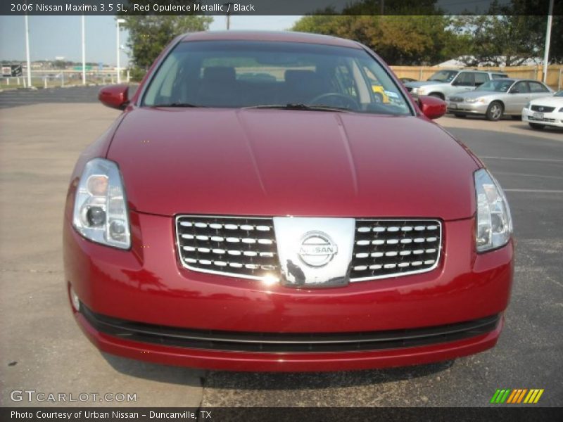 Red Opulence Metallic / Black 2006 Nissan Maxima 3.5 SL