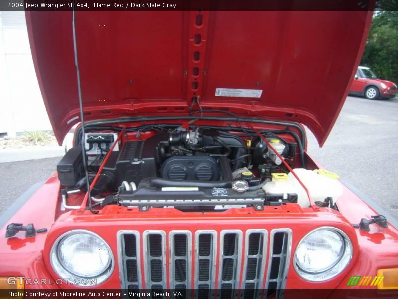 Flame Red / Dark Slate Gray 2004 Jeep Wrangler SE 4x4