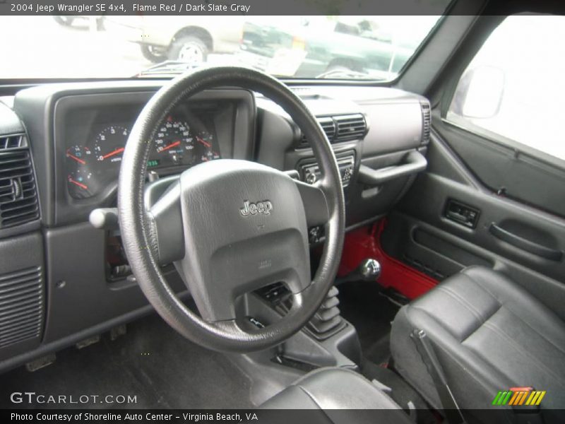 Flame Red / Dark Slate Gray 2004 Jeep Wrangler SE 4x4