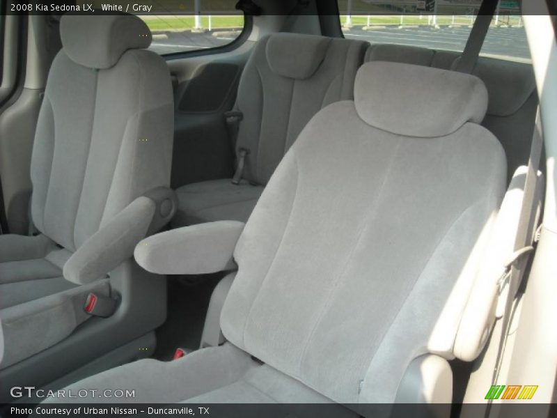 White / Gray 2008 Kia Sedona LX