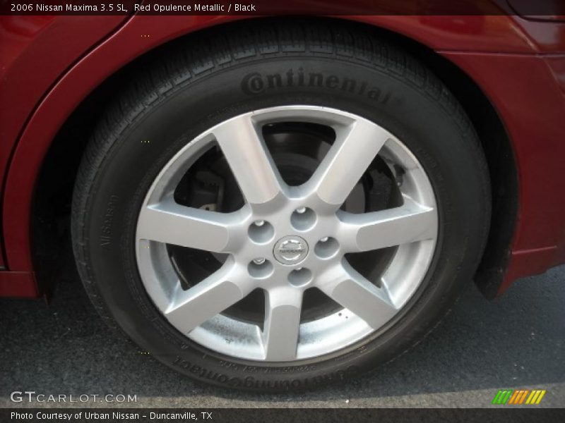 Red Opulence Metallic / Black 2006 Nissan Maxima 3.5 SL