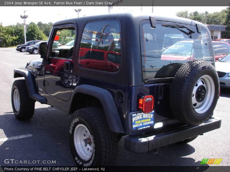 Patriot Blue Pearl / Dark Slate Gray 2004 Jeep Wrangler SE 4x4