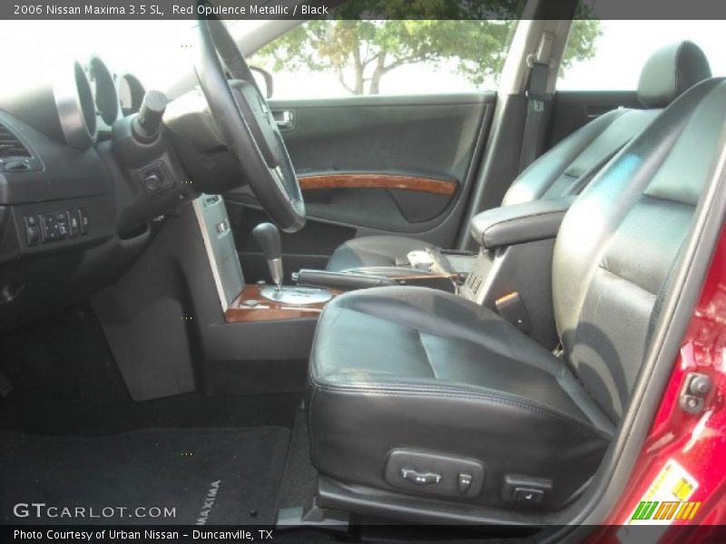 Red Opulence Metallic / Black 2006 Nissan Maxima 3.5 SL