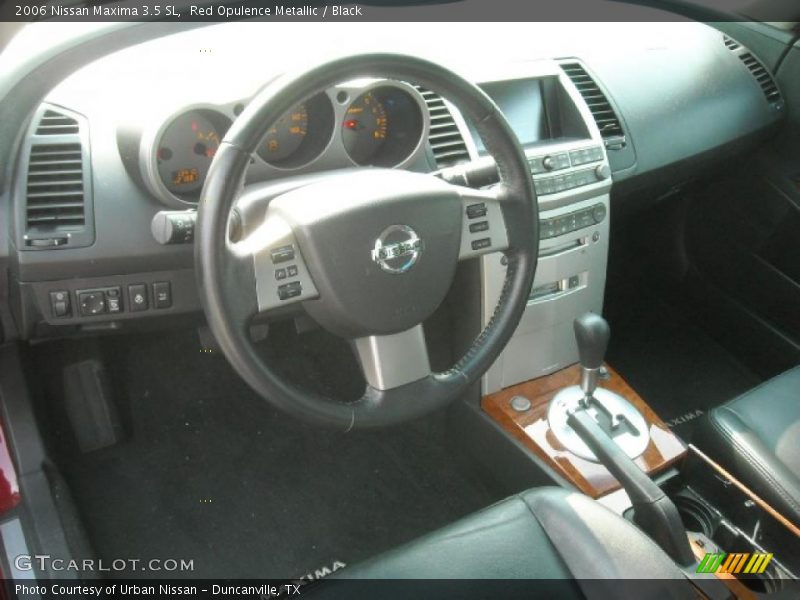 Red Opulence Metallic / Black 2006 Nissan Maxima 3.5 SL