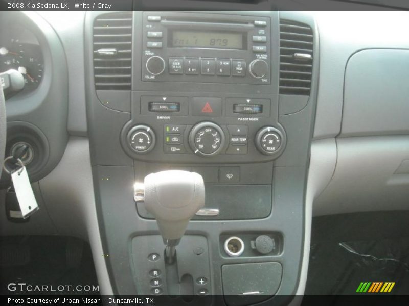 White / Gray 2008 Kia Sedona LX