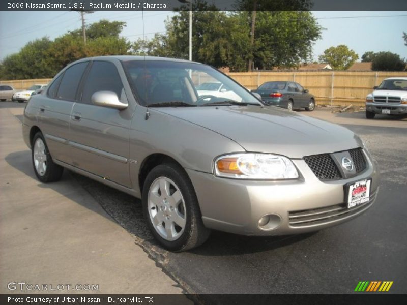Radium Metallic / Charcoal 2006 Nissan Sentra 1.8 S