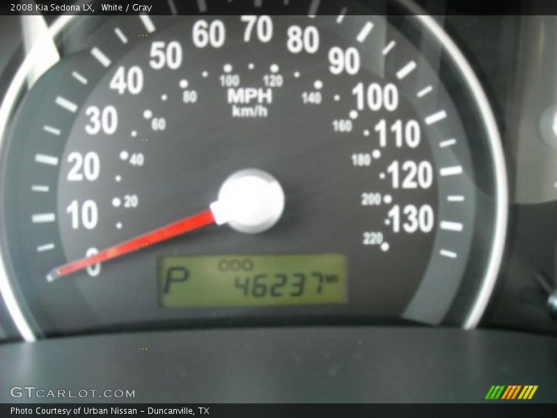 White / Gray 2008 Kia Sedona LX