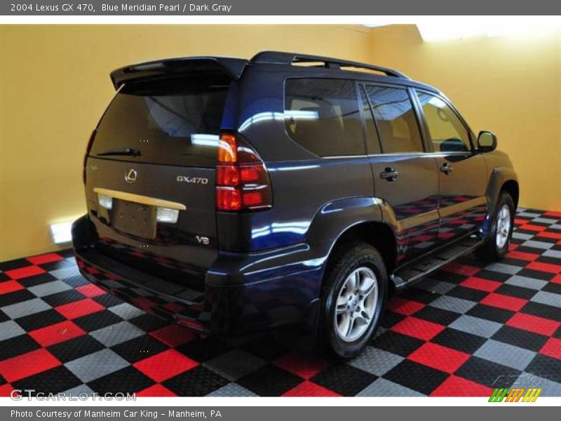 Blue Meridian Pearl / Dark Gray 2004 Lexus GX 470