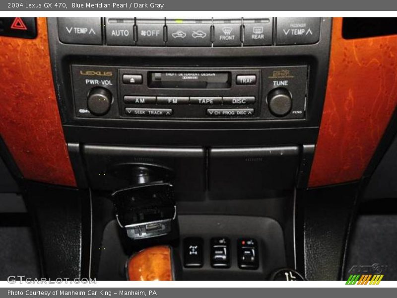 Blue Meridian Pearl / Dark Gray 2004 Lexus GX 470