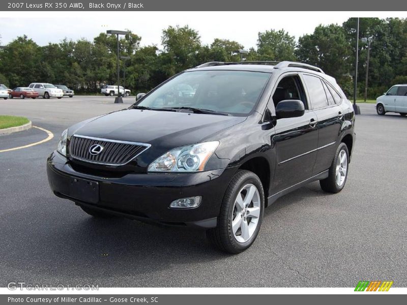 Black Onyx / Black 2007 Lexus RX 350 AWD