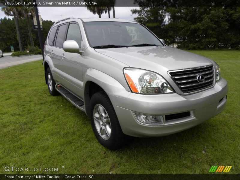 Silver Pine Metallic / Dark Gray 2005 Lexus GX 470