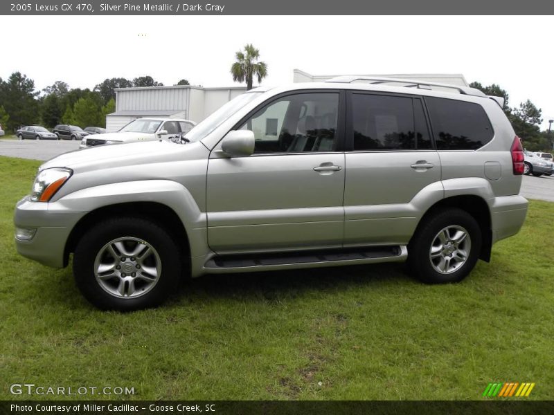 Silver Pine Metallic / Dark Gray 2005 Lexus GX 470