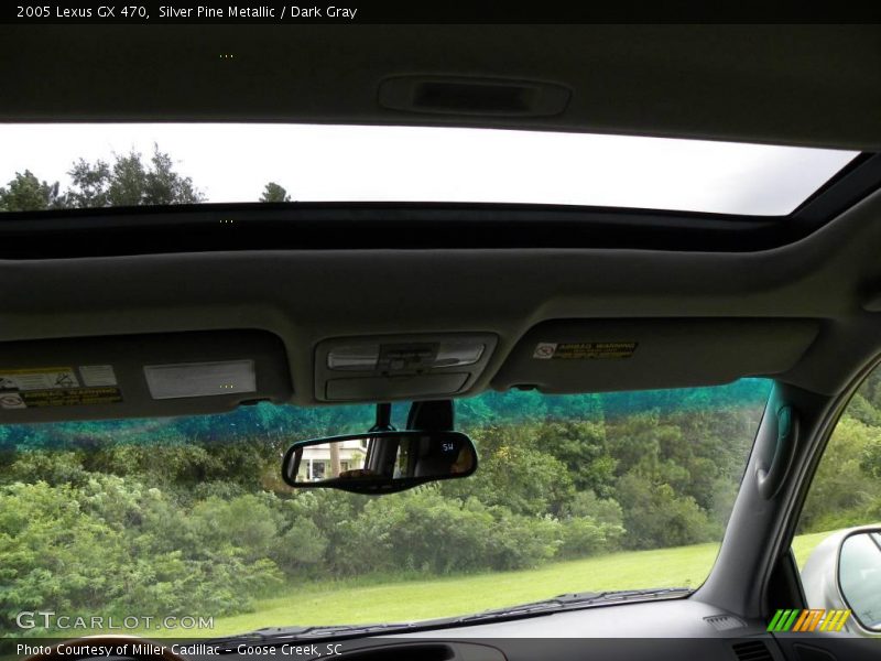 Silver Pine Metallic / Dark Gray 2005 Lexus GX 470