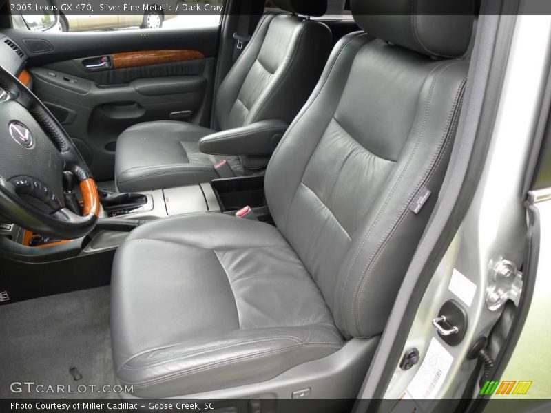 Silver Pine Metallic / Dark Gray 2005 Lexus GX 470