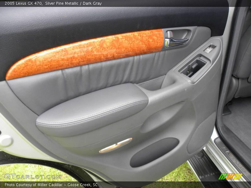Silver Pine Metallic / Dark Gray 2005 Lexus GX 470