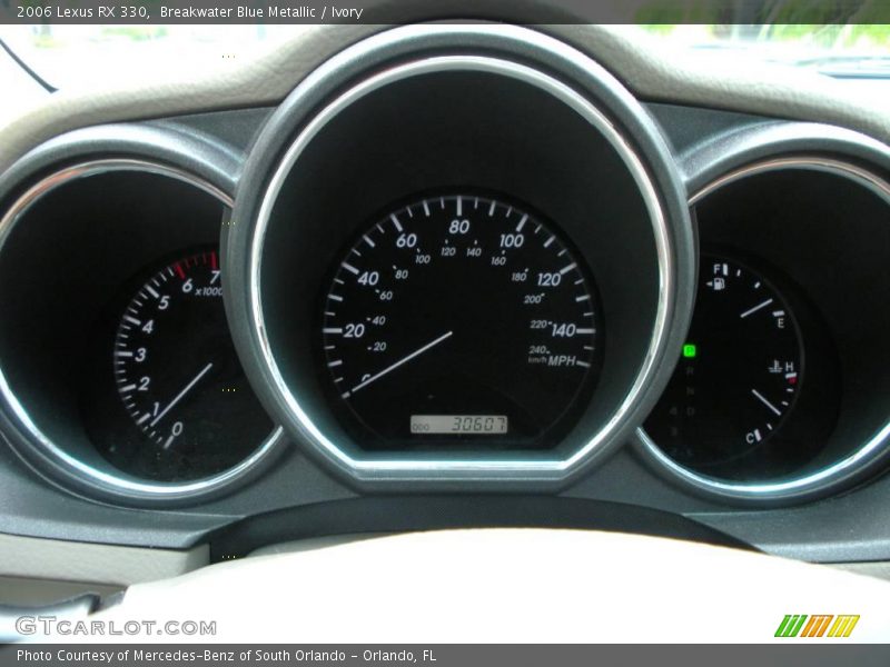 Breakwater Blue Metallic / Ivory 2006 Lexus RX 330