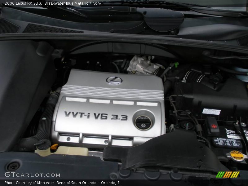 Breakwater Blue Metallic / Ivory 2006 Lexus RX 330