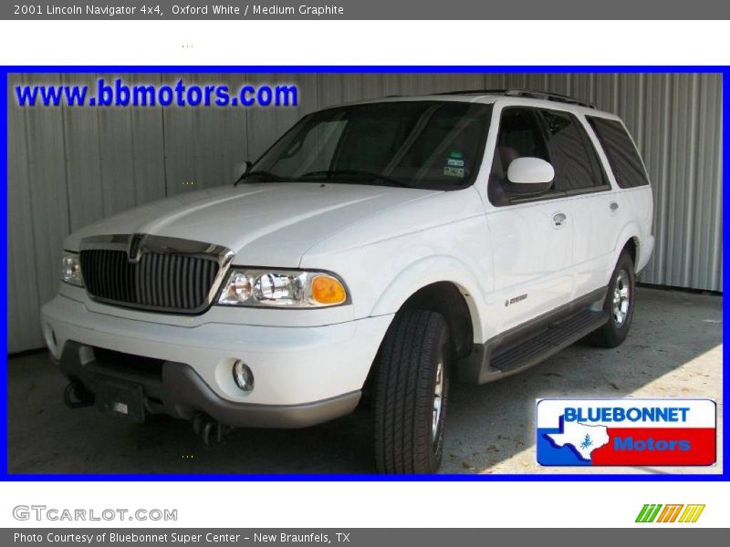 Oxford White / Medium Graphite 2001 Lincoln Navigator 4x4