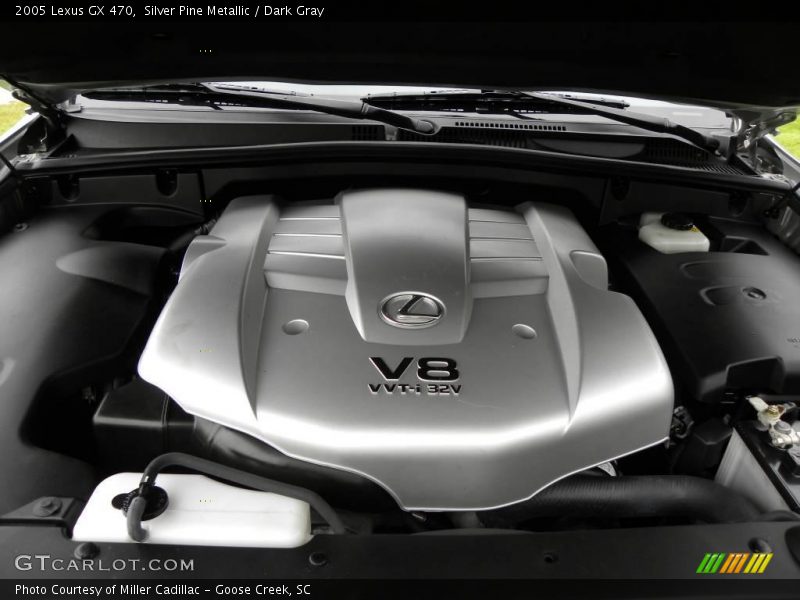 Silver Pine Metallic / Dark Gray 2005 Lexus GX 470