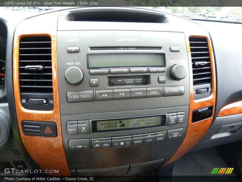 Silver Pine Metallic / Dark Gray 2005 Lexus GX 470