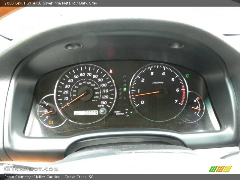 Silver Pine Metallic / Dark Gray 2005 Lexus GX 470