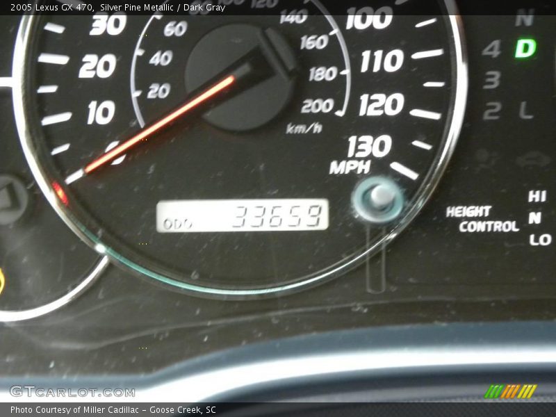 Silver Pine Metallic / Dark Gray 2005 Lexus GX 470