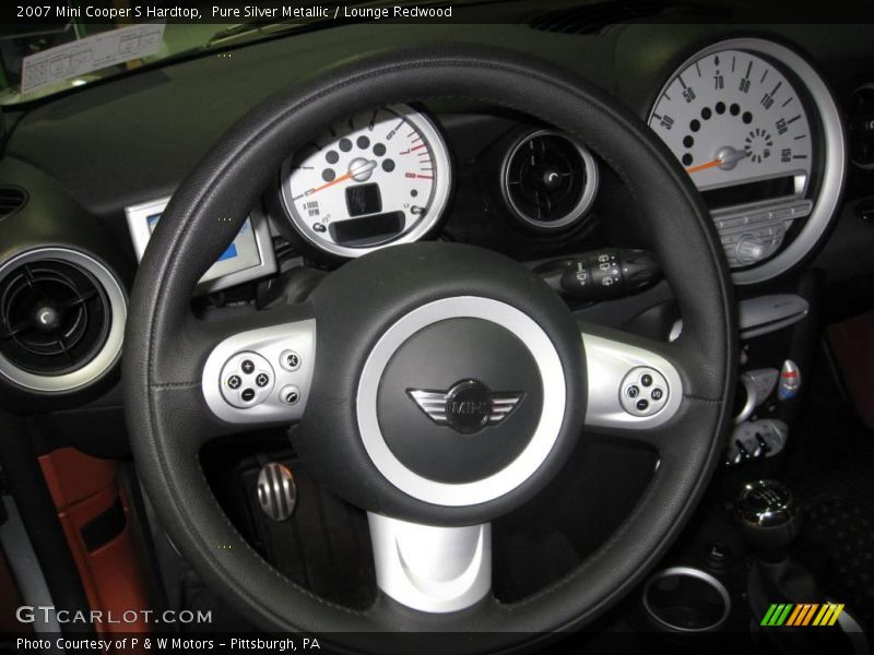 Pure Silver Metallic / Lounge Redwood 2007 Mini Cooper S Hardtop