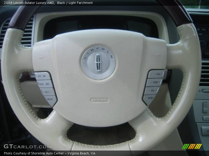 Black / Light Parchment 2004 Lincoln Aviator Luxury AWD