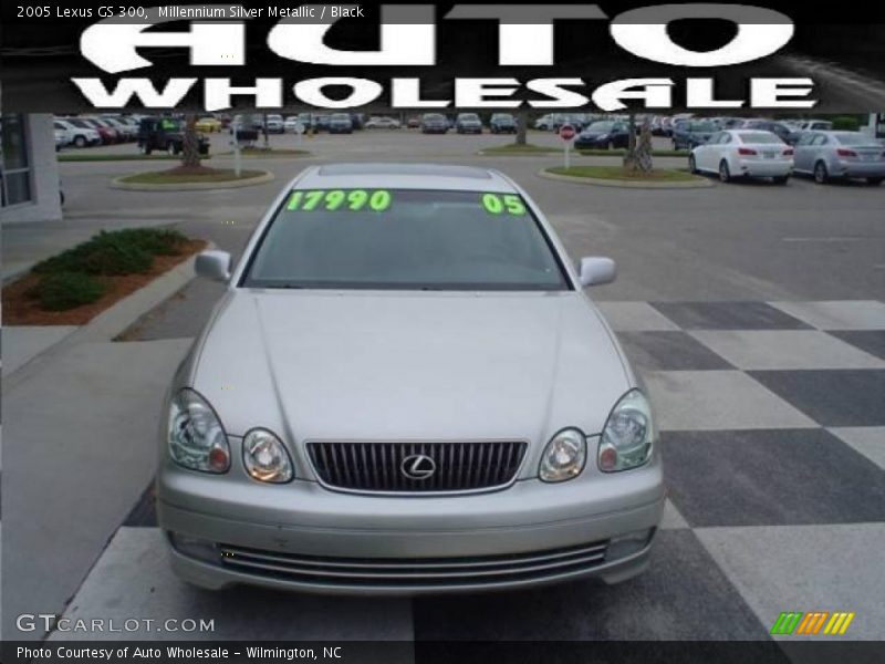 Millennium Silver Metallic / Black 2005 Lexus GS 300