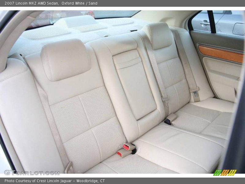 Oxford White / Sand 2007 Lincoln MKZ AWD Sedan