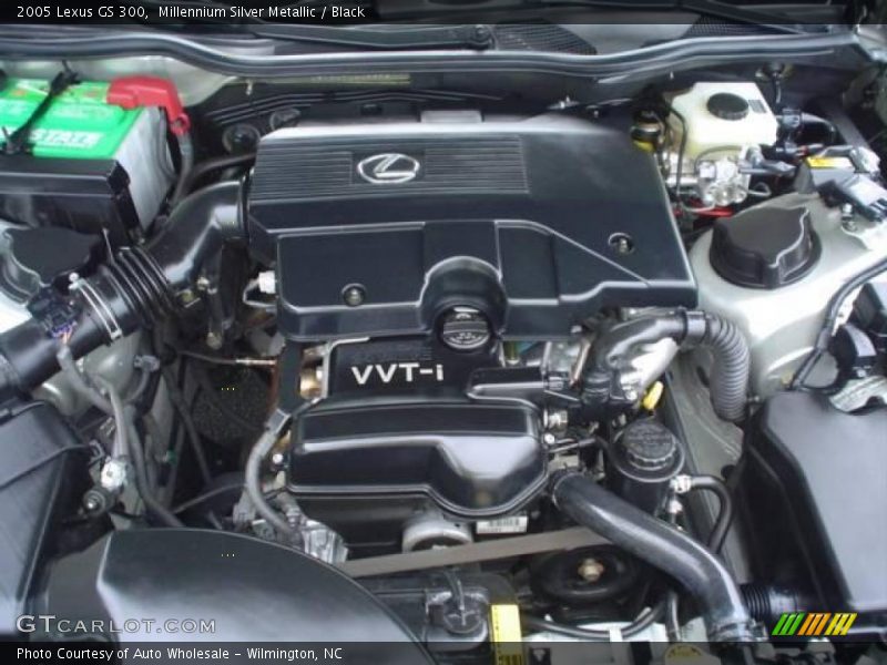Millennium Silver Metallic / Black 2005 Lexus GS 300