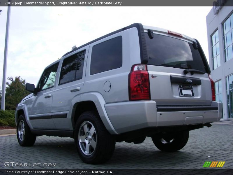Bright Silver Metallic / Dark Slate Gray 2009 Jeep Commander Sport