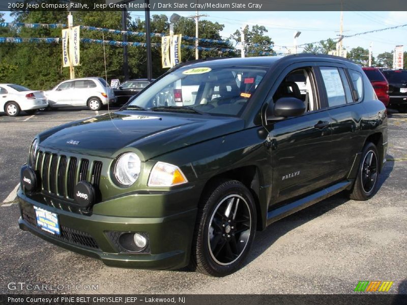 Jeep Green Metallic / Dark Slate Gray/Medium Slate Gray 2009 Jeep Compass Rallye