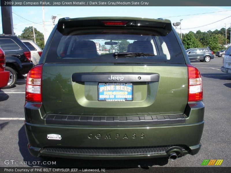 Jeep Green Metallic / Dark Slate Gray/Medium Slate Gray 2009 Jeep Compass Rallye